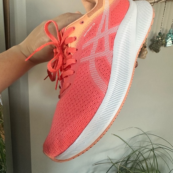 ASICS Women's Athletic Shoes - Coral and Peach - Picture 9 of 9